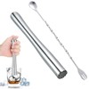 Stainless Steel Muddler Set,Stainless Steel Cocktail Muddler Ice Crusher Masher