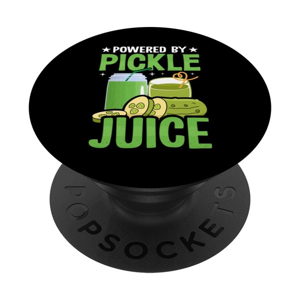 Pickle Lover - Powered by Pickle Juice Funny Pickles PopSockets