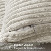 Artscope Corduroy Cushion Covers Pack of 2 Modern Patchwork Throw