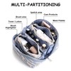 BOYATU Travel Makeup Bag for Women: Large Capacity 3-Piece Cosmetic