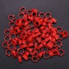 100 Pcs 8MM 001-100 Numbered Pigeon Leg Rings,Plastic Pigeon Legs