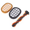 Vacuum Roller Brush Yellow Black Filter Replacement Vacuum Clerner Accessory