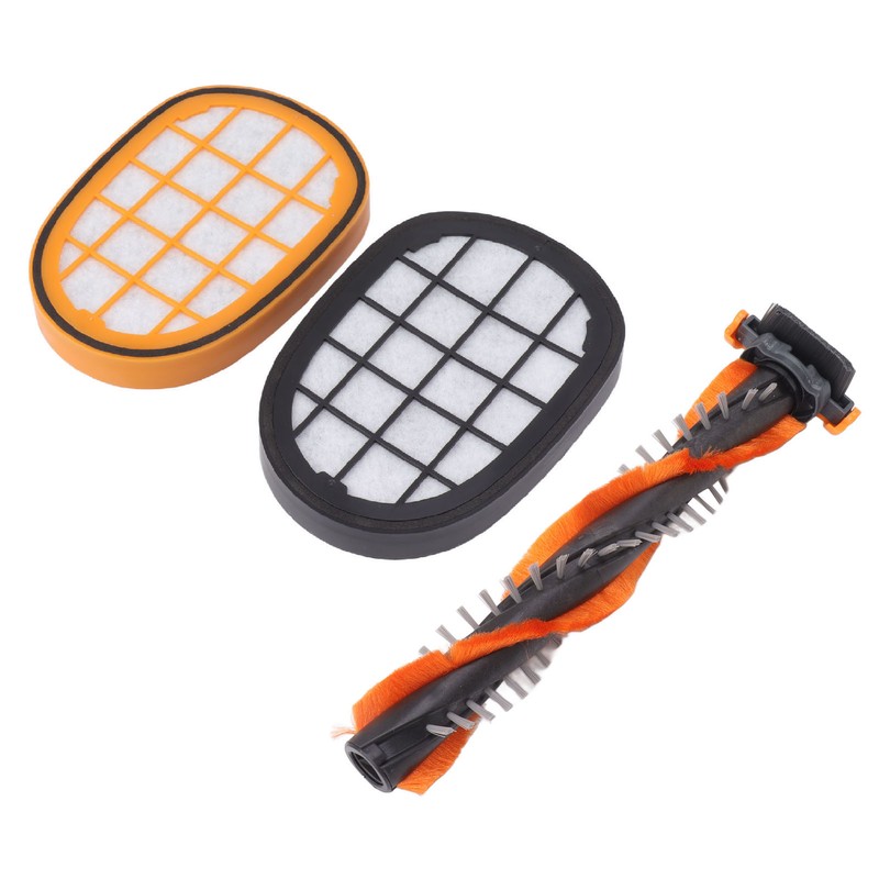 Vacuum Roller Brush Yellow Black Filter Replacement Vacuum Clerner Accessory
