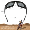 Yourkar Motorcycle Riding Goggles, Cycling Sunglasses with Soft Pad, Windproof