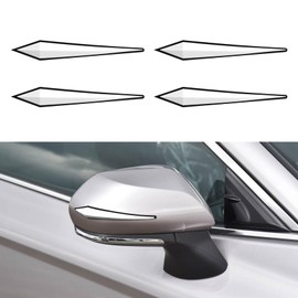 HQRNYP 4PCS Car Door Edge Guard Protector, Car Door Bumper Guards, PVC Anti-Scratch Bumper Trim Strips, Auto Accessories Vehicle Body Self Adhesive Protector Strips Universal for Most Vehicles (White)