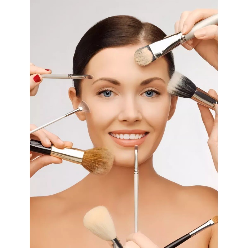 Trade Zone Set De Brochas De Maquillaje Profesional Luxury 8