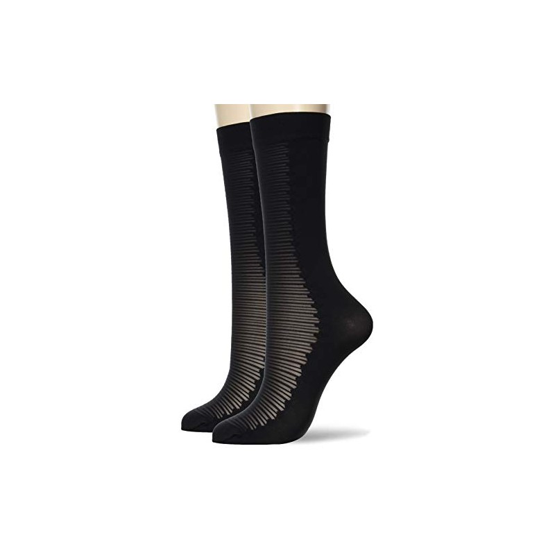 Gunze Tuche Women's Socks, 3-Way Mixed Sheer Pattern, Set of