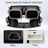 Center Dash A/C Outlet Air Vent Panel with Clock Fit