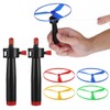 PBAHAUP 2 Set Skyrocopter Disco Volante Giocattolo, 2 Lanciatori e