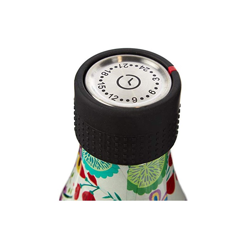 Les Artistes Paris A-6528 Bottle Up Water Bottle, Stainless Steel,