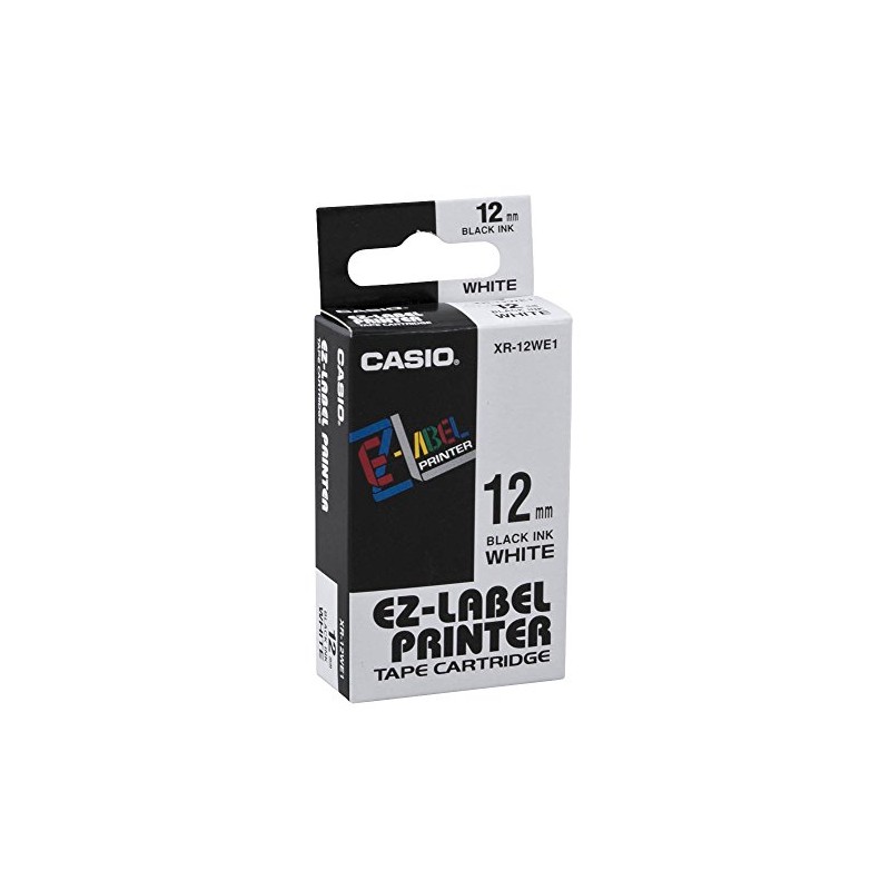 Casio XR-12WES Label Printer Tape - Label Printer Tapes (1