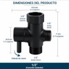 Bidet Pulverizador Acero Inoxidable para Inodoro (negro-12)