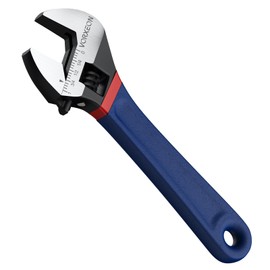 VORXEON 8 inch Spanner Set Adjustable Spanner 203 mm Combination Spanner Made of High-Strength Steel Metric / Imperial with Non-Slip Handles Adjustable Wrench (Smooth Opening up to 26 mm)