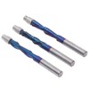 3 Piezas 1/4 Vástago Flush Trim Router Bit Set Carburo
