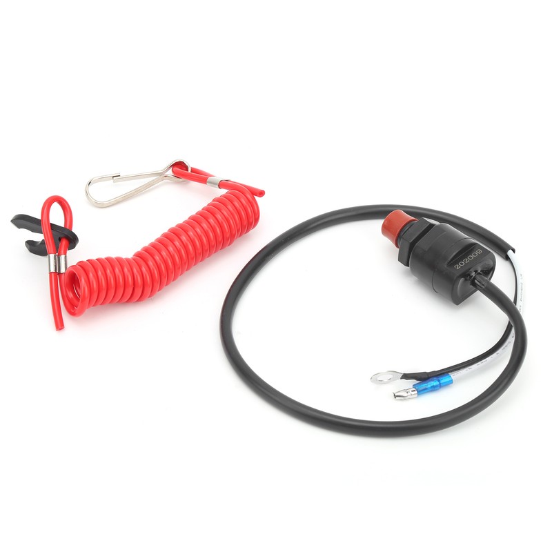 Emergency Stop Switch Safety Tether 6E9-82575-09 Fit for Yamaha Outboard
