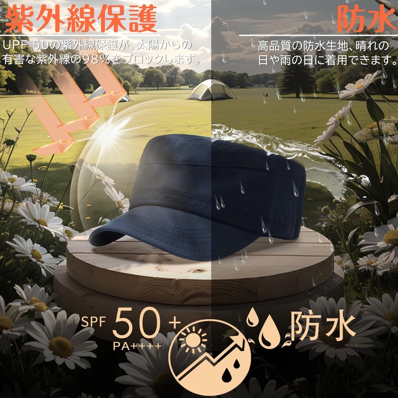 Dunluluoyin Men's Work Cap, Cap, Casual, UV Protection, Lightweight, Breathable,