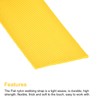 Flat Nylon Webbing Strap 1 Inch 15 Yards Yellow for