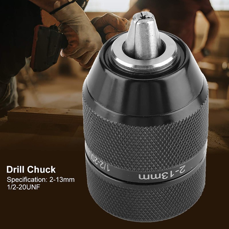 3/8" Thread Drill Chuck, 13mm Keyless Drill Chuck, Drill Chuck