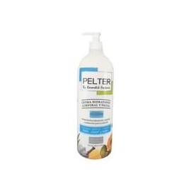 Crema Pelter Hidratante para el Cuidado de la Piel con Gel de Hoja de Sábila, Manteca de Cacao y Aceite de Argán 1 lt.
