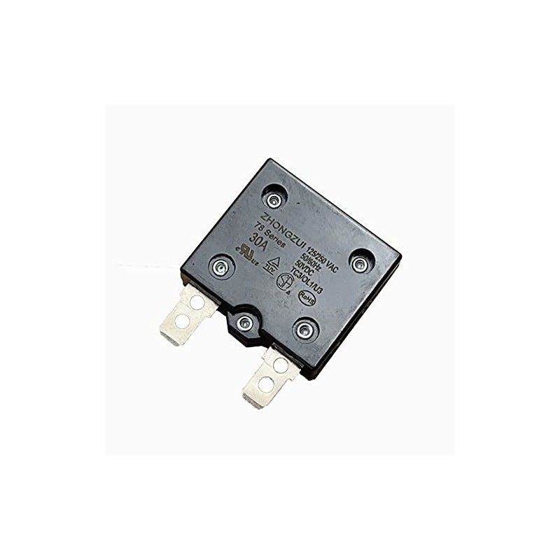 weelye 1Pcs 30A 125/250Vac 50Vdc Automatic Reset Relay Thermal Switch