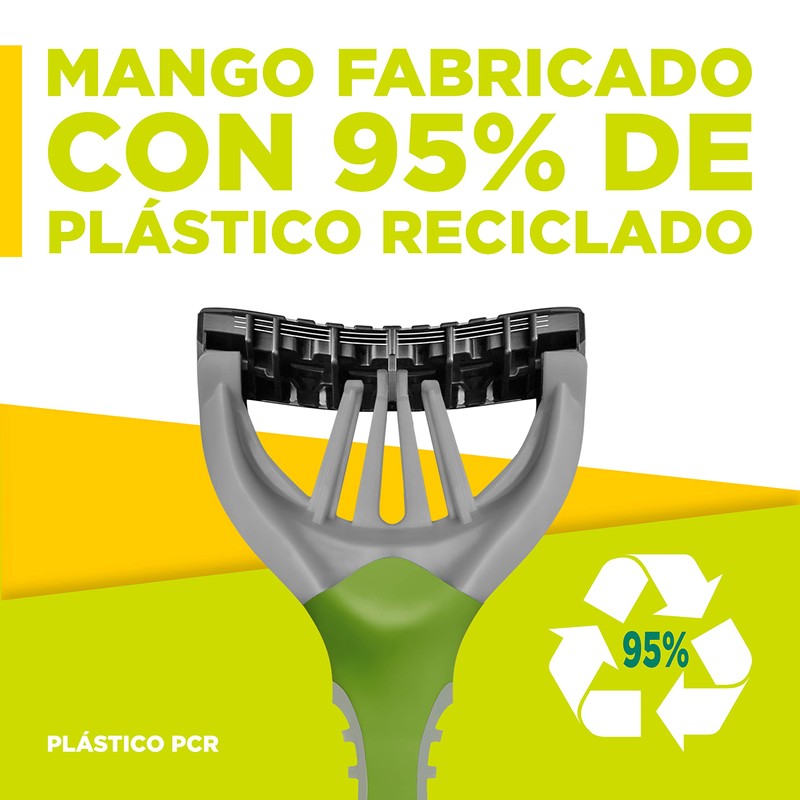 WILKINSON DESECHABLES MASCULINAS XTREME 3 ECO GREEN 4 UDS