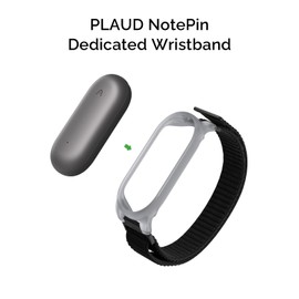 PLAUD NotePin Wristband, Adjustable Wearable Strap for NotePin AI Voice Recorder, Breathable Nylon Band with Hook-and-Loop Closure, Fits 7.3–9.3" Wrists, NotePin AI Voice Recorder Accessory