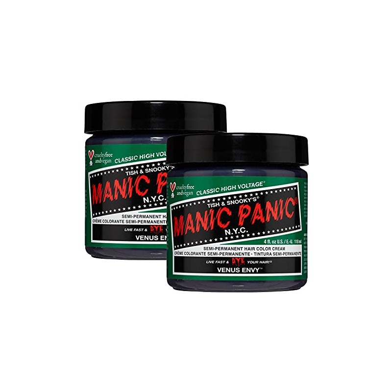 Manic Panic Classic Venus Envy Semi-Permanent Hair Dye (118ml, 2-Pack)