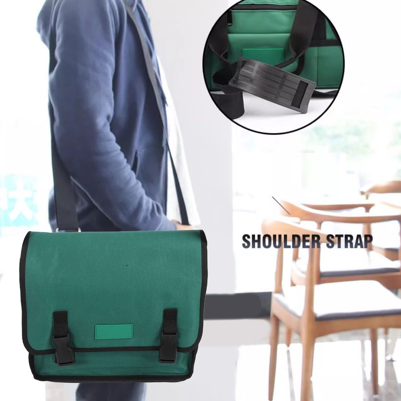 Tool Bag Adjustable Shoulder Strap Ergonomic Handle Multipurpose Large Capacity
