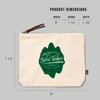 Lake Tahoe, California, Lakes and Trees, 100% Cotton Zipper Pouch,