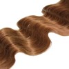 Remy Glamm Extensión 100 Natural Humano Remy Cabello Ondulado Rojizo