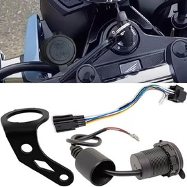 FENGYEMOTO Compatible with Honda DAX 125 ST125 (22-UP) Plug & Play Wiring Harness Connector Accessory Kit + Bracket (8-PIN Connector)