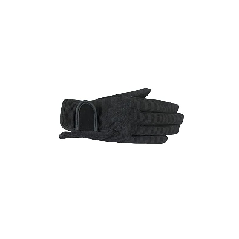 Horze Multi-Stretch Riding Gloves, Unisex-Adult, Black, Large