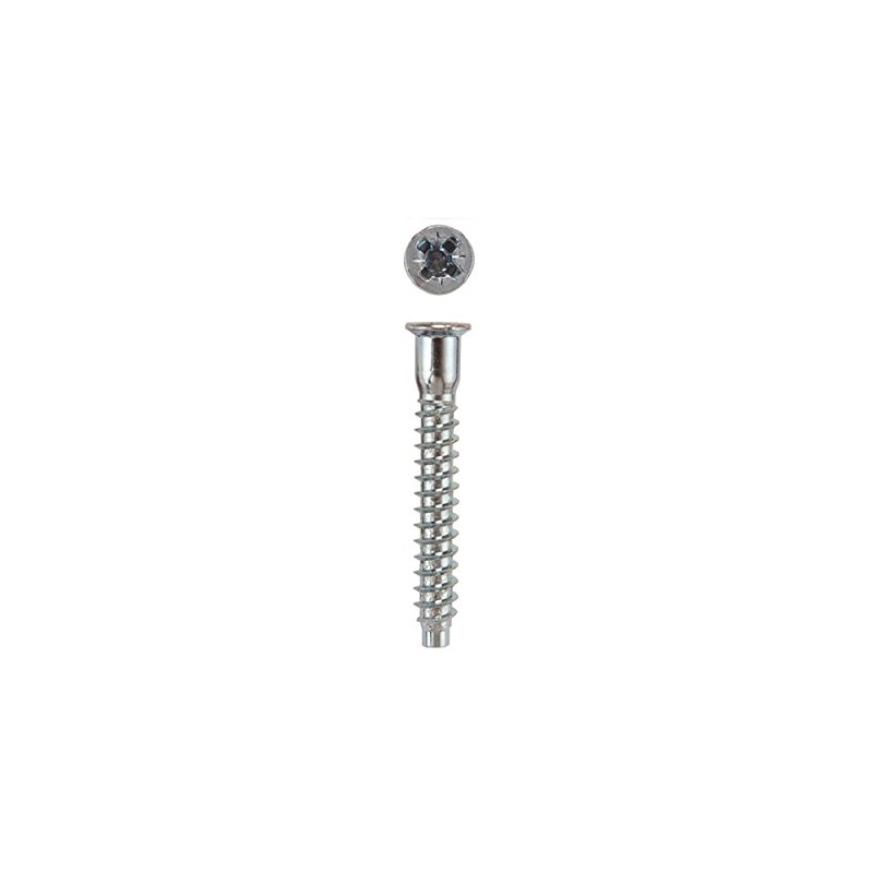 5mm x 40mm HighPoint Confirmat Screws, Pozi-Flat Head, Zinc, 100pc