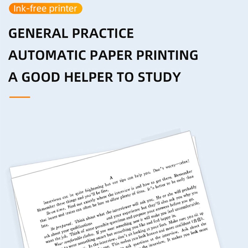 100 Sheets A4 Thermal Paper 210x297mm High Gloss Printing Paper