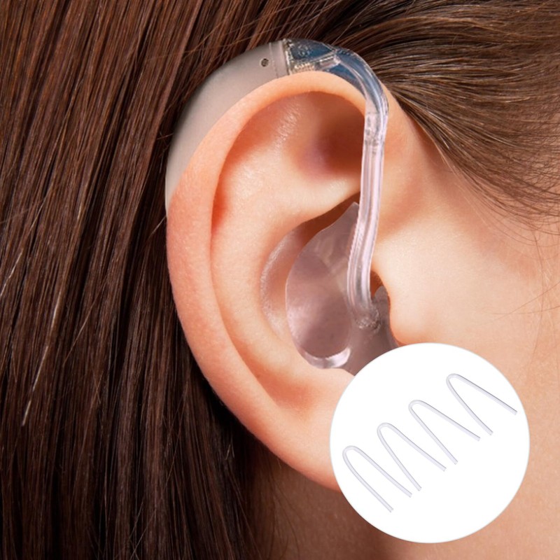 Balacoo 4pcs Preformed BTE Earmold Hearing Aid Tubes Hearing Machine