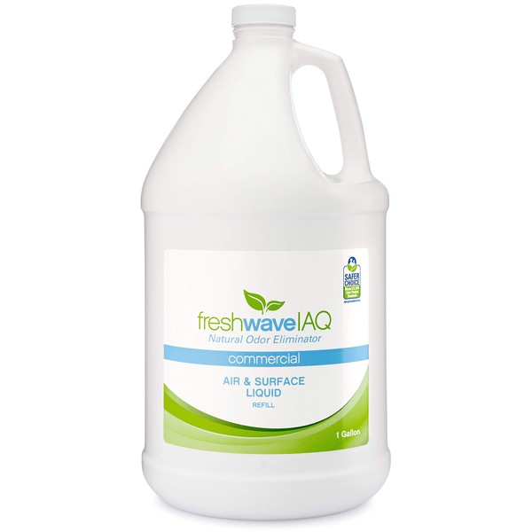 Fresh Wave IAQ Commercial Odor Eliminating Air & Surface Liquid, 1 Gallon | Safer Odor Relief | Natural Plant-Based Odor Eliminator | Odor Absorber for Home or Commercial Areas