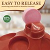 HKNMTT Round Silicone Molds 3 PCS, 12-Cavity 2.1" Round Cylinder