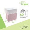 Clean Cubes 13 Gallon Disposable Trash Cans (3-Pack). Reusable Garbage