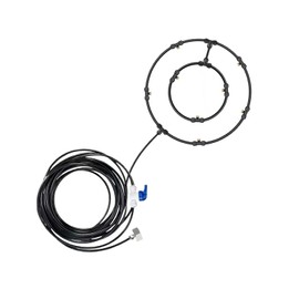 AIXXCUVQ Misting Fan Kit for Outdoor Cooling Stay Refreshed in Summer Heat Suited to Most Fans. Cooling System with Fan Misting, Copper double ring