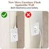 3 Way Flat Wall Outlet Extender Adapter- 4 Pack 180