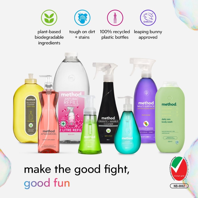 METHOD HOME CARE FLOOR CLNR LEMON GINGER 25OZ