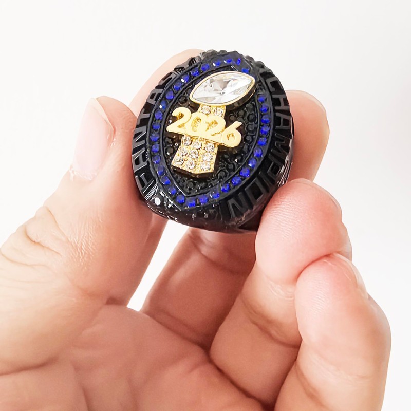 guancrown Fantasy Football Ring 2026 Award Prize Trophy Sports Winner