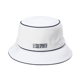 Cox Sportif LG5SCP70M Men's Bucket Hat, Simple, Fashionable, Golf, WH00 (white), Free size