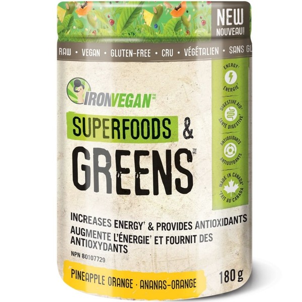 Iron Vegan Superfoods & Greens, 150 g, Unflavoured