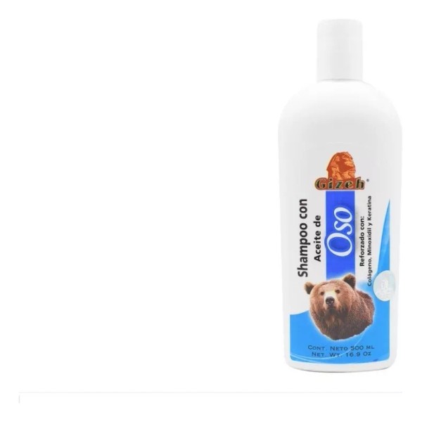 Gizeh  Shampoo Aceite De Oso Y Colageno 500 Ml