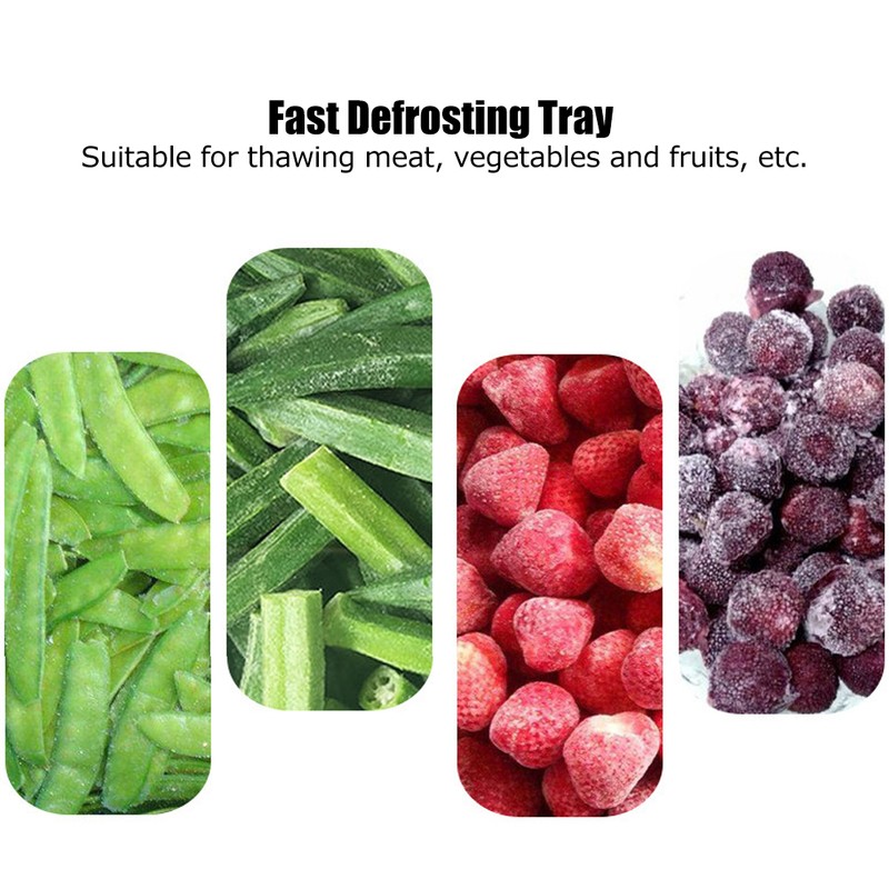 Household MultiFunctional Thawing Plate Aluminum NonStick Defrosting Tray for Foods