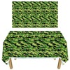 Glitzville Military Camouflage Plastic Tablecloth Army Theme Table Cover for