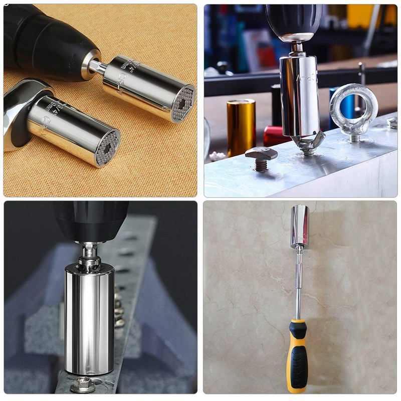 MAEXUS Universal Socket, Universal Socket, Fits 7-19mm (1/4-3/4 inch) with