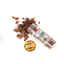 Ramaroma Star Anise Seeds, Whole Pods (Badian Khatai) Spice, 2oz (56g) All Natural | Gluten Friendly | NON-GMO | Vegan |