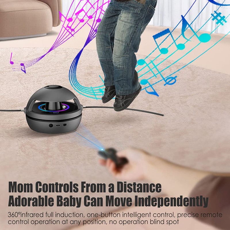 Electronic FitnessRope,Adjustable Speed Level Smart Skipping Rope Machine Remote ControlRope